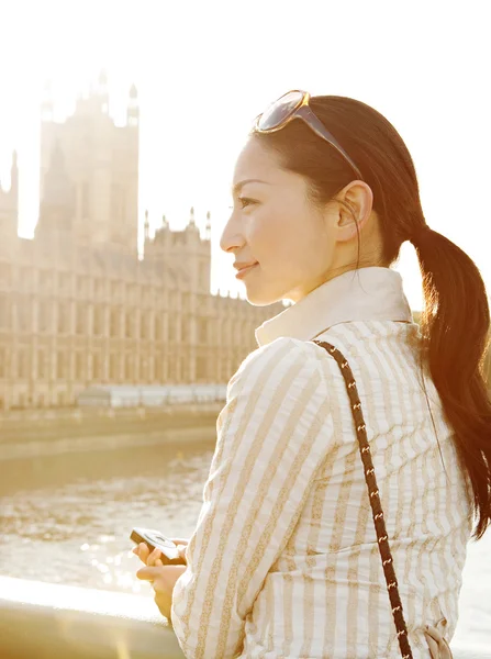 Japansk turist kvinna — Stockfoto
