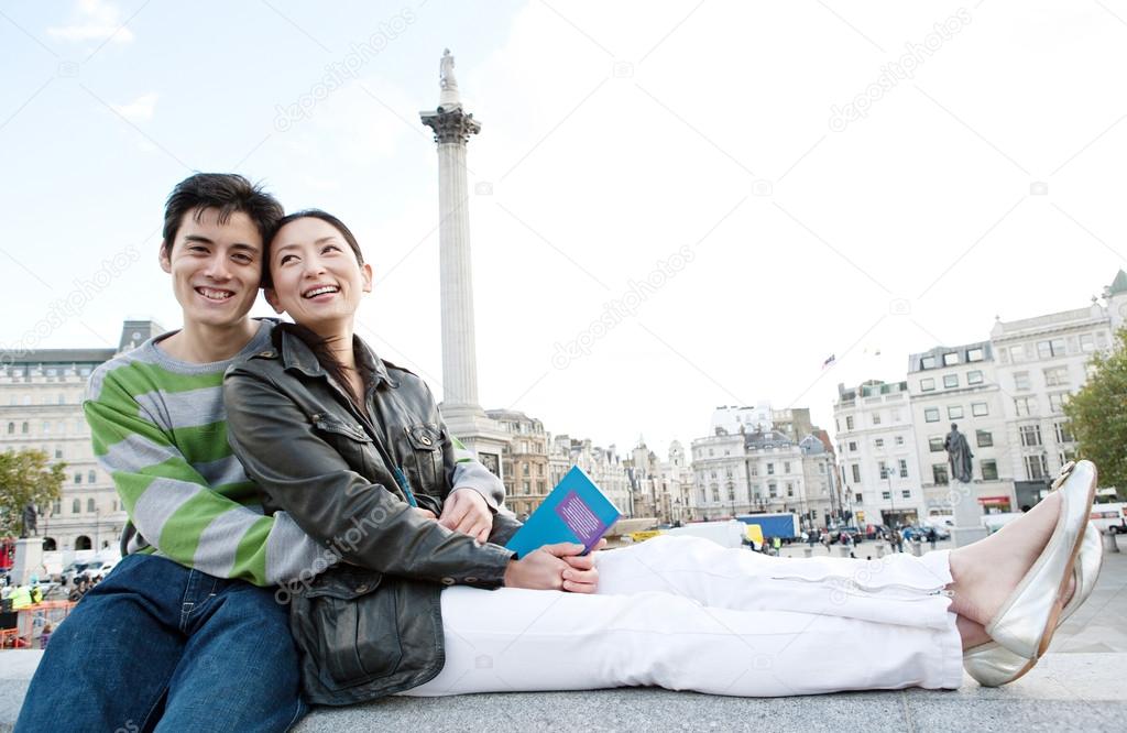 Japanese tourist couple