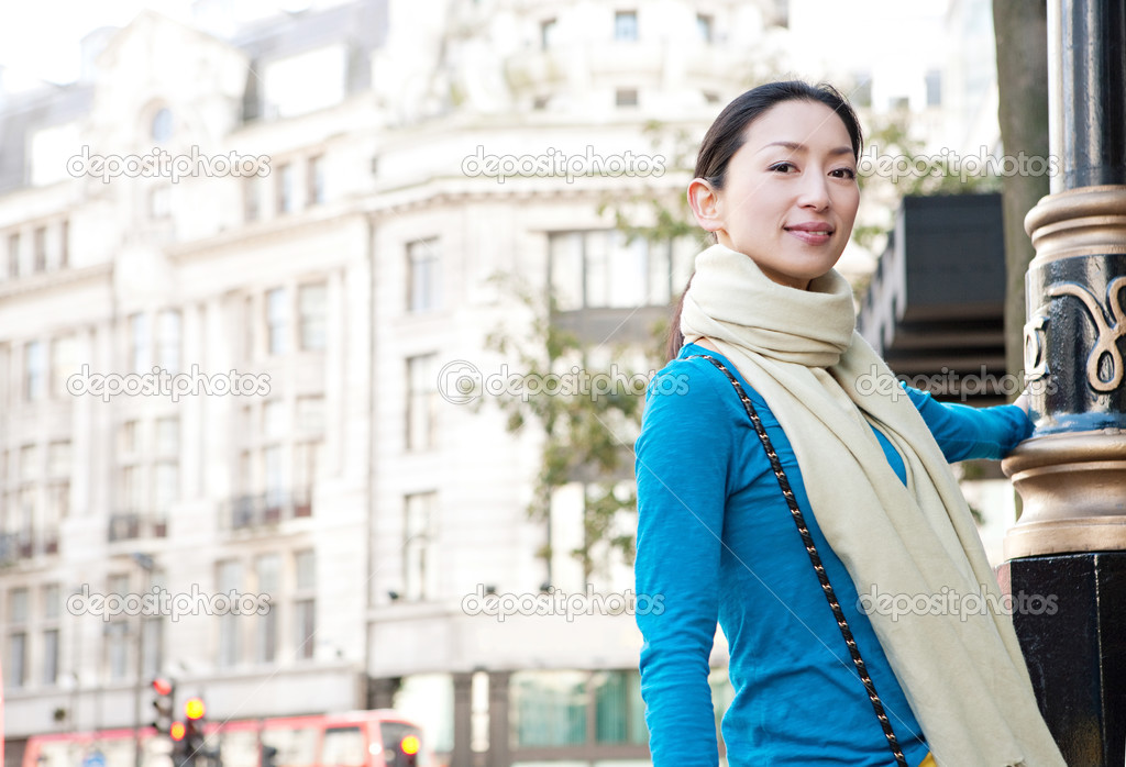 Japanese tourist woman
