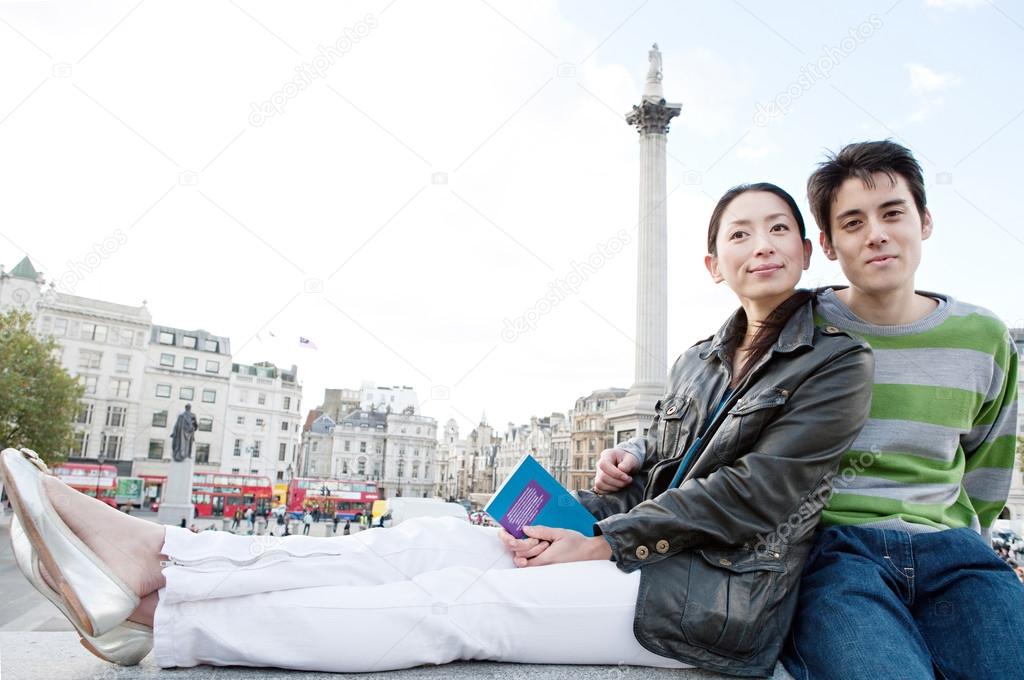 Japanese tourist couple