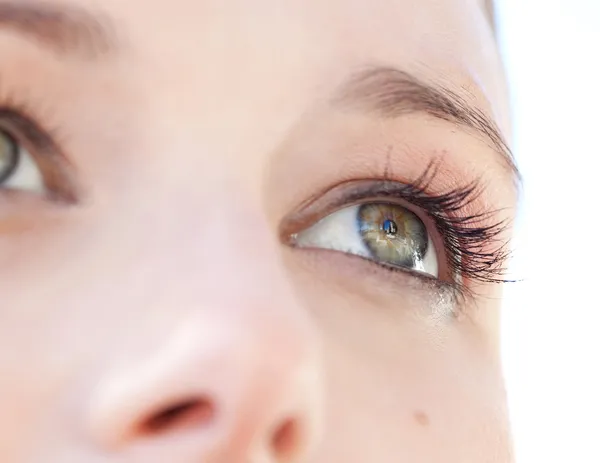 Caucasian healthy woman face — Stock Photo, Image