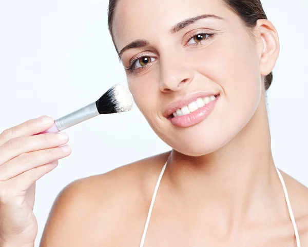 Latin woman make up — Stock Photo, Image