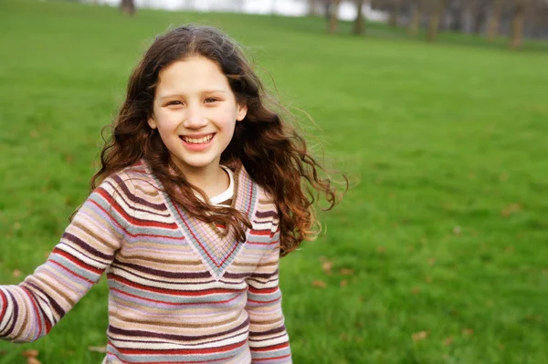 Active young girl — Stock Photo, Image