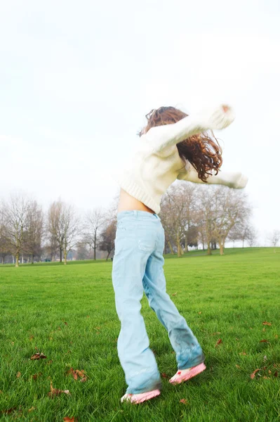 Chica jugando — Foto de Stock