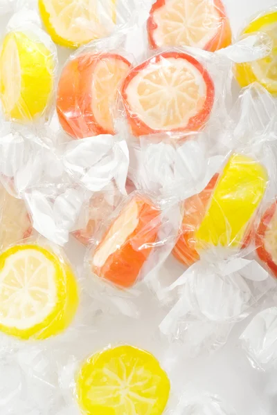 Doces de laranja e limão — Fotografia de Stock