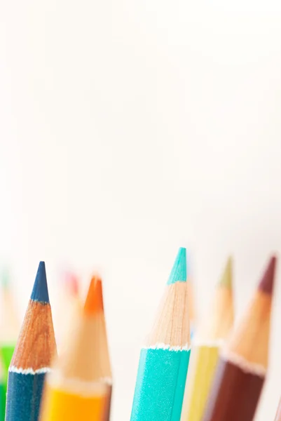 Crayons pointant vers le haut — Photo