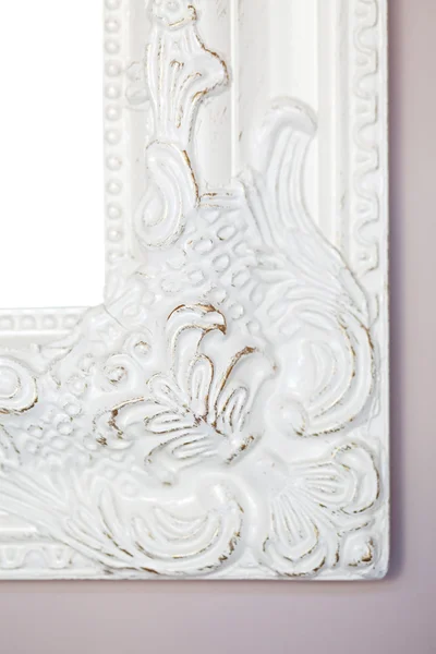 Corner of an intricate classic design mirror — Stock Photo, Image