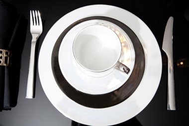 Festival diner tablo çatal ile ayarla