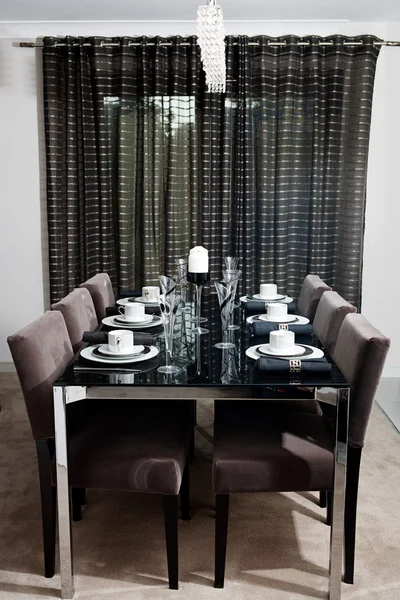 Conjunto de mesa de comedor festivo — Foto de Stock