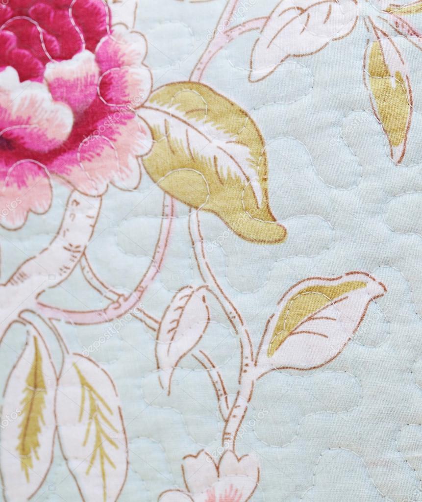 Cotton fabric bed cover — Stock Photo © mjth 48451613