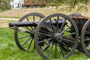 Manitowoc, WI USA 20 Haziran 2015: Pinecrest Tarihi Köy - Amerika Tarihi