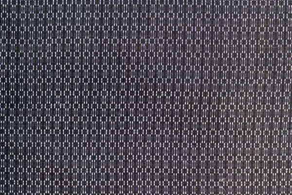 Black and white pattern fabric — Stock Photo, Image