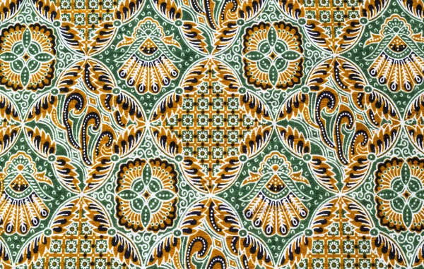 Close up pattern batik fabric — Stock Photo, Image