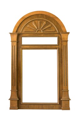 ahşap pencere çerçevesi