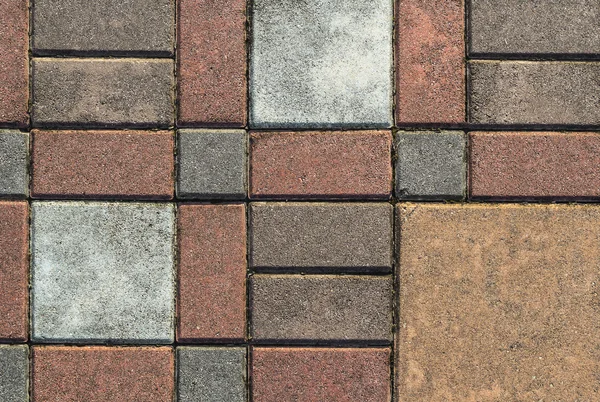 Brick paving pattern — Stock Photo, Image