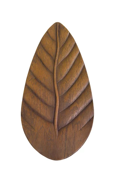 Wooden leaf — Stock Photo, Image