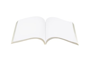 Boş açık kitap