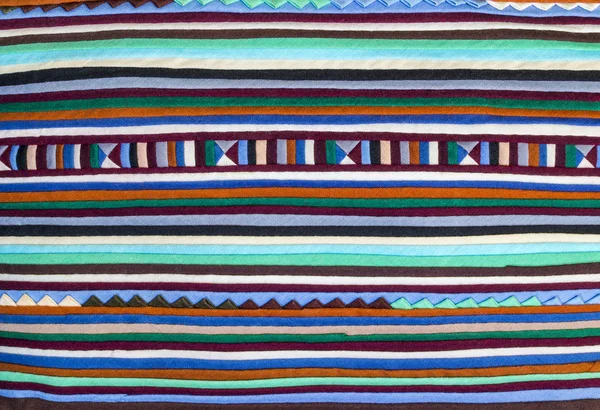 Colorful fabric alternation pattern — Stock Photo, Image