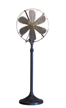 eski vintage metal fan