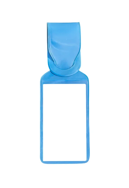 Blue plastic bag sign — Stock Photo, Image