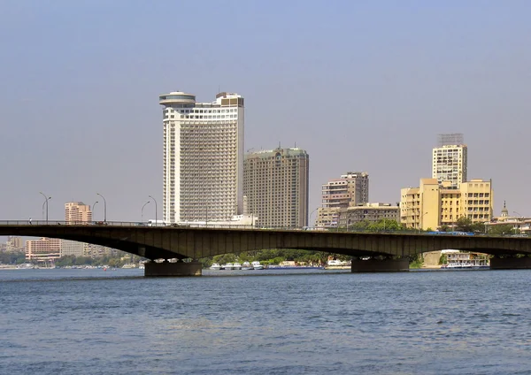 Huvudstaden egyptiska - Kairo och floden noll — Stockfoto