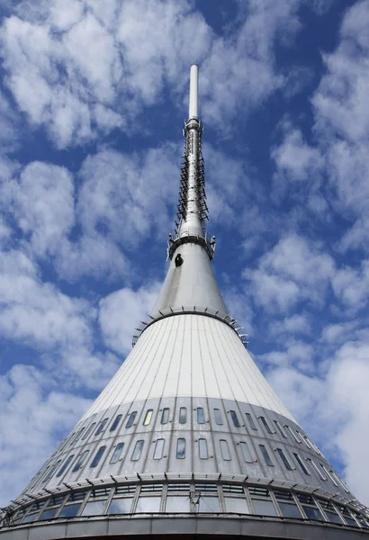 Liberec - transmitter Jested — Stock Photo, Image