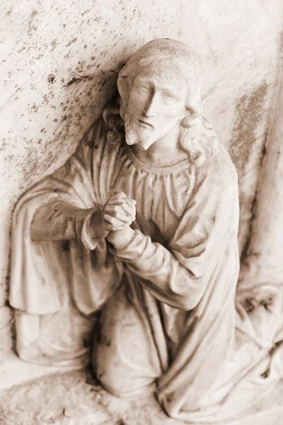 Statua di pietra Cristo — Foto Stock