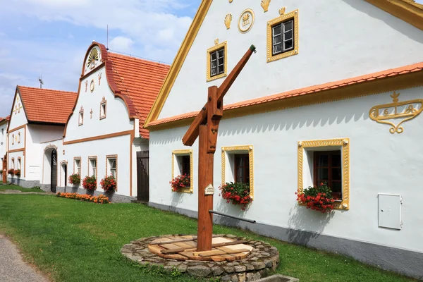Villaggio Holesovice in Boemia del Sud — Foto Stock