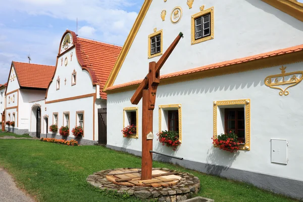 Aldeia Holesovice na Boêmia do Sul — Fotografia de Stock