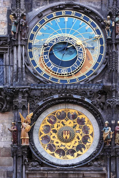 Zegar astronomiczny horoskop — Zdjęcie stockowe