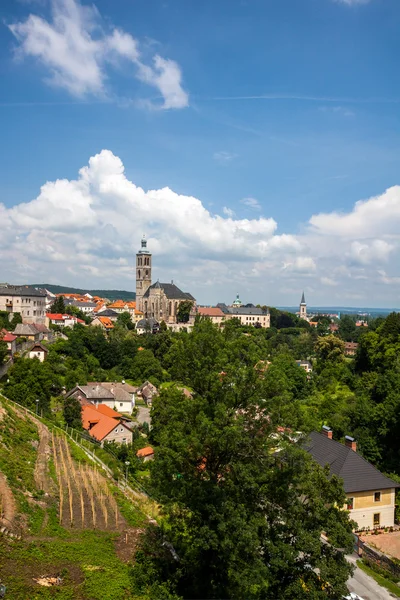 Czechy - unesco miasta Kutná hora - Kościół st.jakuba (james, Jakub) — Zdjęcie stockowe