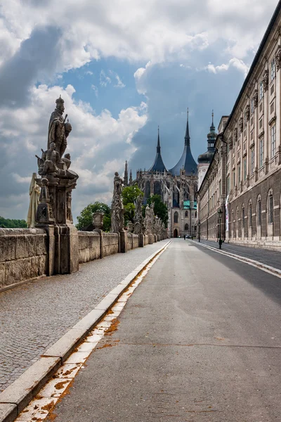 Tjeckien - unesco staden Kutná hora - katedralen st.barbora — Stockfoto