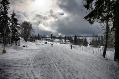 Çek Cumhuriyeti bedrichov Ski jizerske elli üzerinde yarışı Başlat