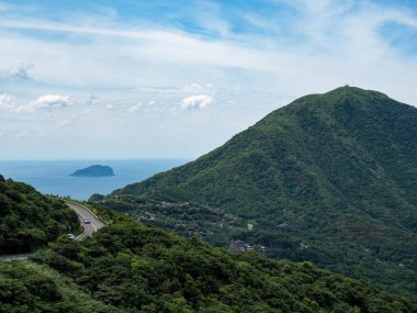 Tayvan 'ın New Taipei şehrindeki şehir manzarası