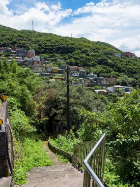 Tayvan 'ın New Taipei şehrindeki şehir manzarası.