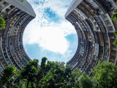 Kaohsiung, Tayvan 'daki Guomao Cemaati cephesi.