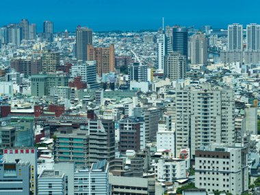 Tainan, Tayvan - 22 Haziran 2022 'de Tainan, Tayvan' da havadan bakıldı.Tayvan 'ın en eski şehirleri ve eski başkenti.Aynı zamanda binden fazla tapınağı olan bir dini merkezdir..