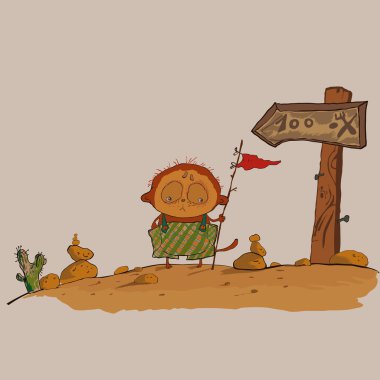 komik fundalıklardır çocuk çölde