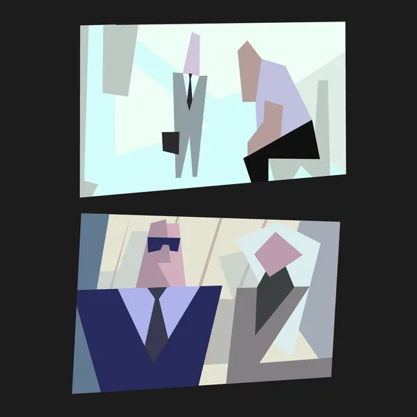karikatür vektör office yaşam