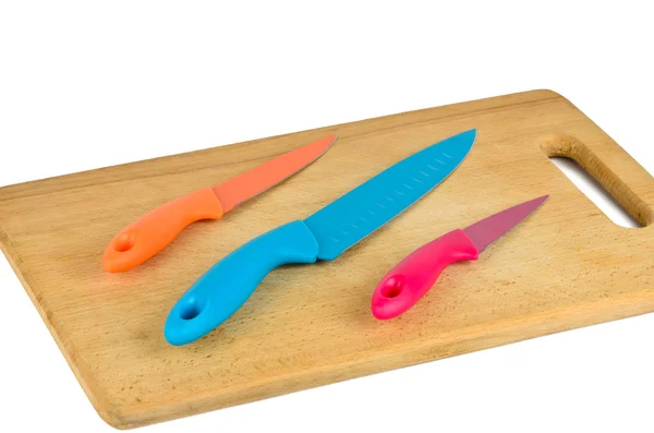 Coloured knives — Stock Photo, Image