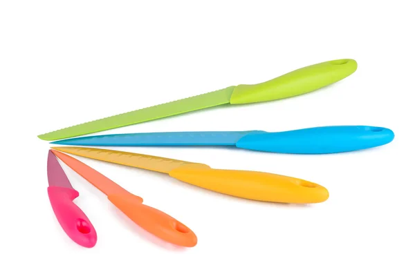 Bir renk bıçak seti — Stok fotoğraf
