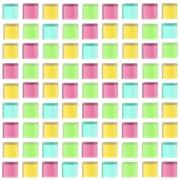 Mur géométrique coloré. Conception vectorielle . — Image vectorielle