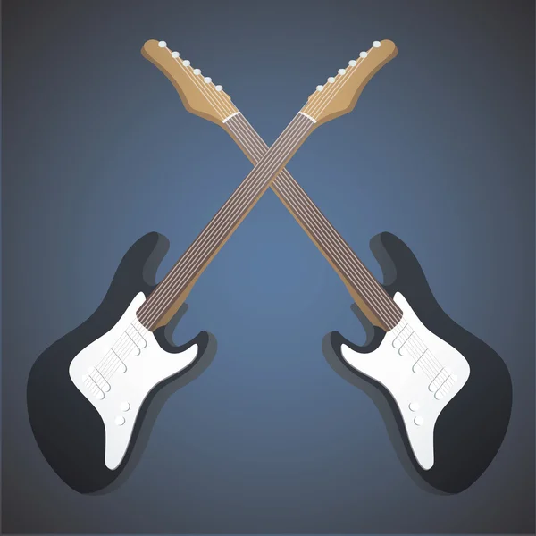 Realistic bass on blue background. — Stock Vector