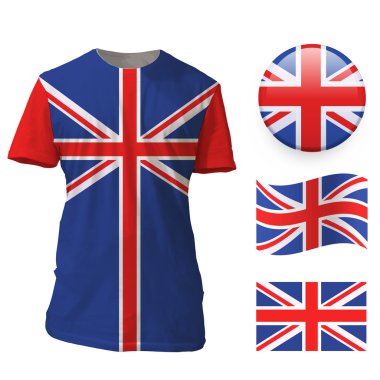 İngiltere'de tasarım kümesi. vektör tasarımı.