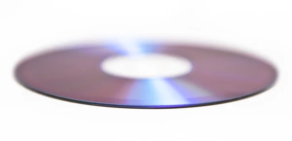 Single-CD isoliert auf weißem Hintergrund — Stockfoto