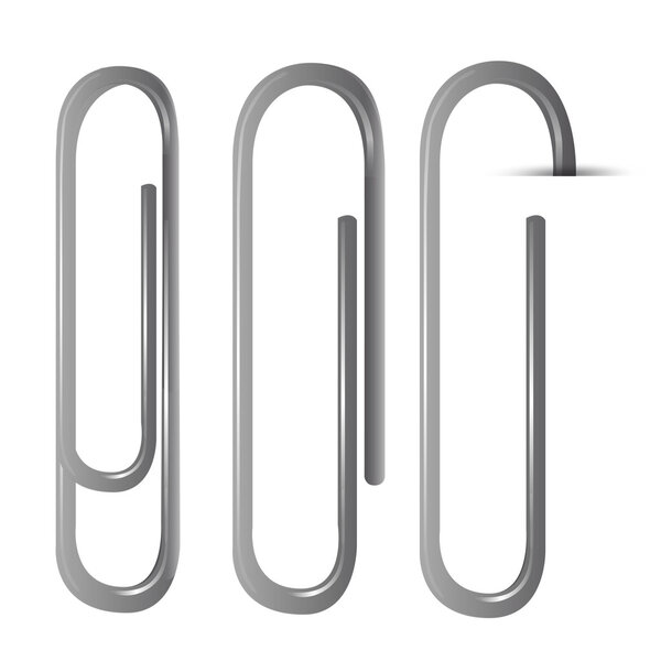 set of clips. Vector design.