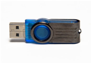 beyaz izole pendrive