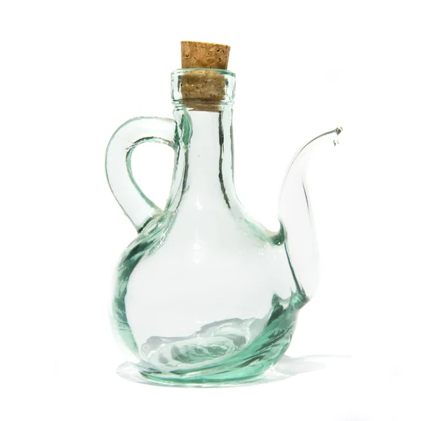 Empty bottle of oil — Stock Photo, Image