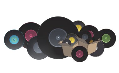 beyaz izole vinil duvar kağıdı. vektör tasarımı