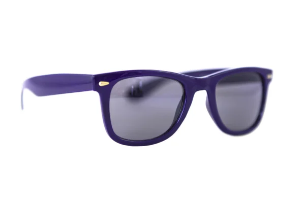 Modré brýle izolovaných na bílém. — Stock fotografie